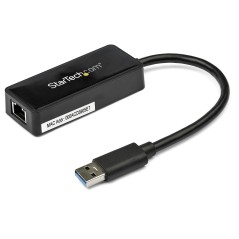 StarTechcom Gigabit USB 3.0 NIC - BLACK (USB31000SPTB) - High-Speed, Reliable Network Adapter